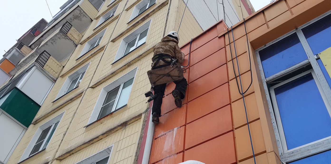Услуги промышленных альпинистов для высотных работ в Дагестанских Огнях